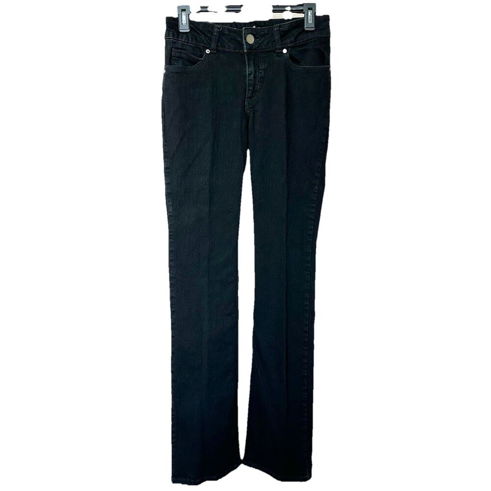 Wrangler Mid Rise Black Boot Cut Jeans Women’s Tag 3x34 (28 X 33) 09MWZBK